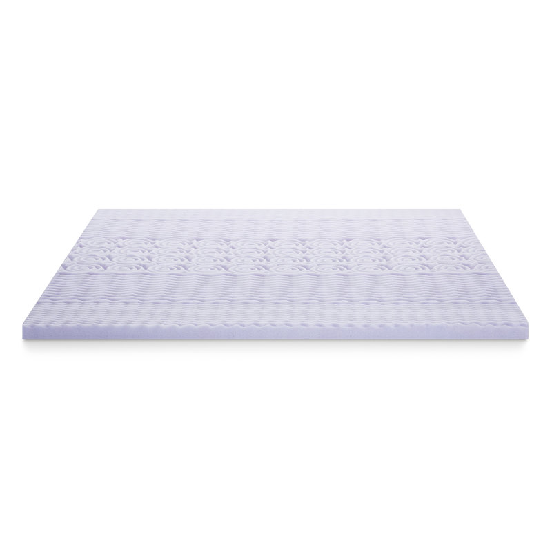 2" Zoned Lavender Memory Foam Mattress Topper